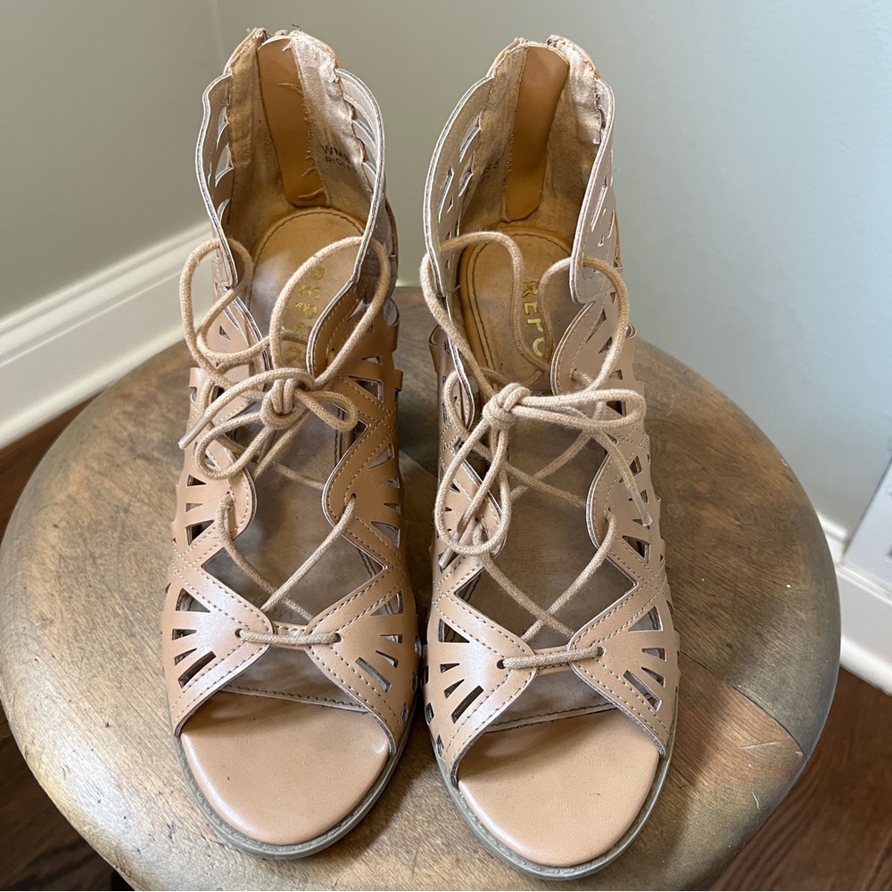 Lace-Up Heels